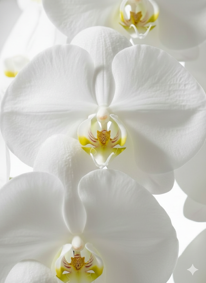 胡蝶蘭　白3本立ち（開花輪白30以上）オープン記念送料・立札無料